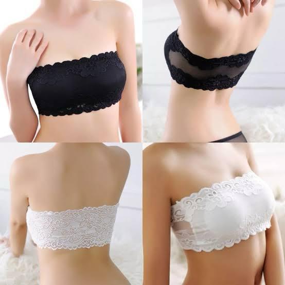 Strap less (strip also give comfortable Padded Bra For Girls woman Buy1 Get1 Free