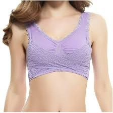 COMFORT CORSET FRONT CROSS SIDE BUCKLE LACE BRA