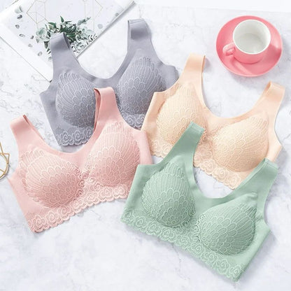 BUY 1 GET 1FEE Women One Piece Wire Free Seamless Underwear Comfortable Sports Bras